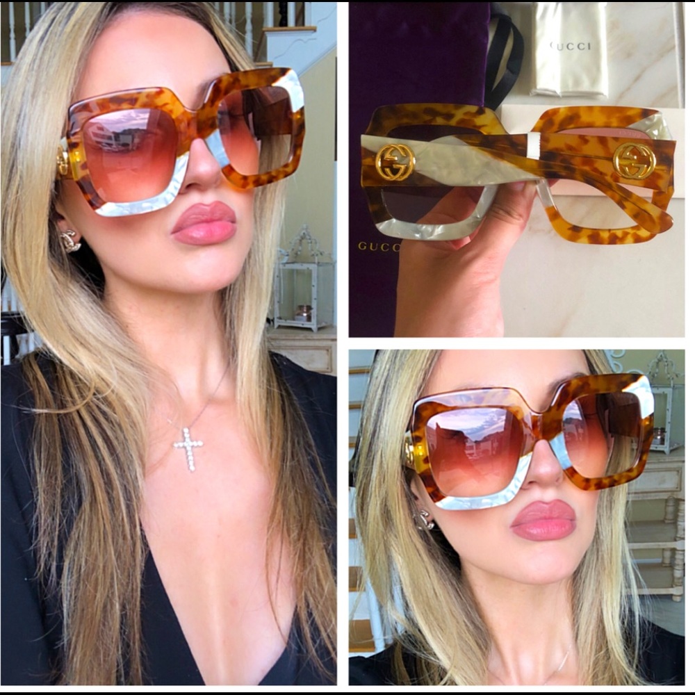 🔥NEW SHOW STOPPER GUCCI OVERSIZED SUNGLASSES 🔥